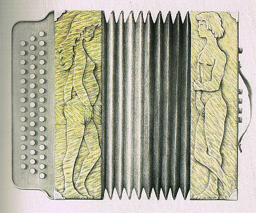 1971 - Liebespaar -Bleistift Farbstift a Karton - 70x100cm.jpg
